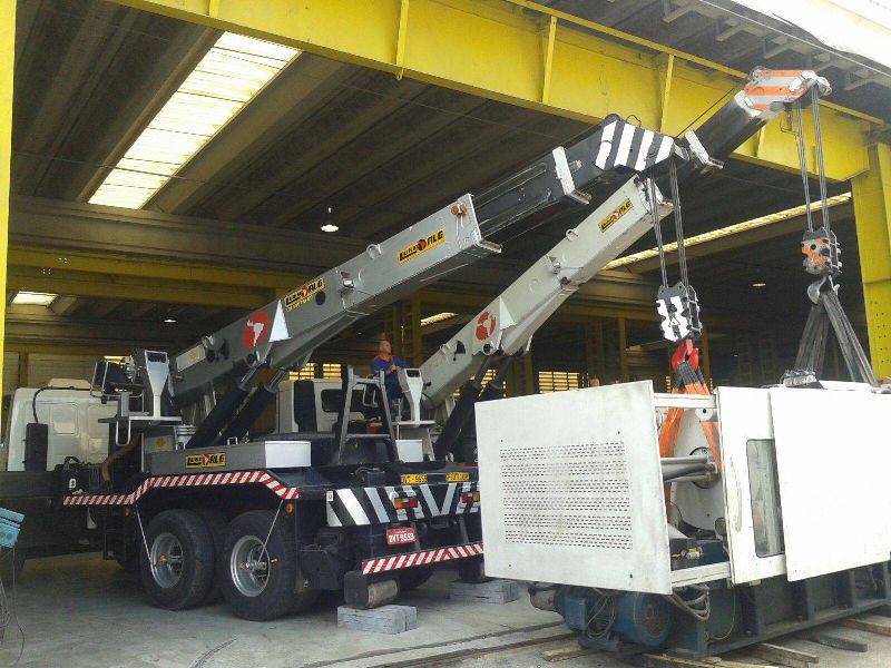Serviços e Obras realizadas Gpt Guindastes
