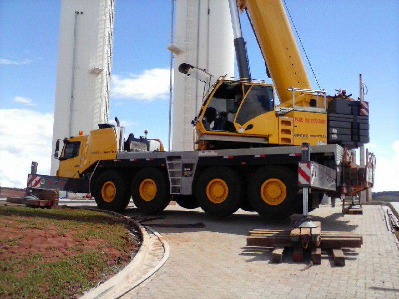 Serviços e Obras realizadas Gpt Guindastes